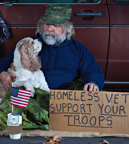 City Assists Homeless Vets