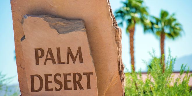 palm desert sign