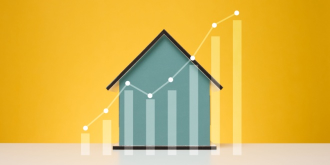 State median home price climbs